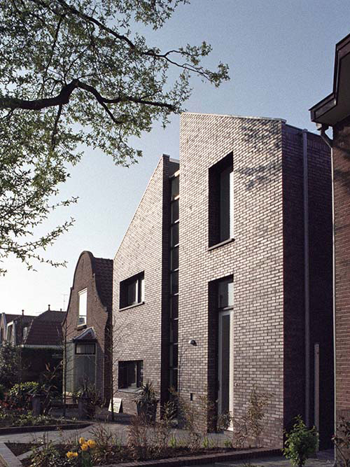 Nieuwbouw karakteristieke stadswoning in Alkmaar.